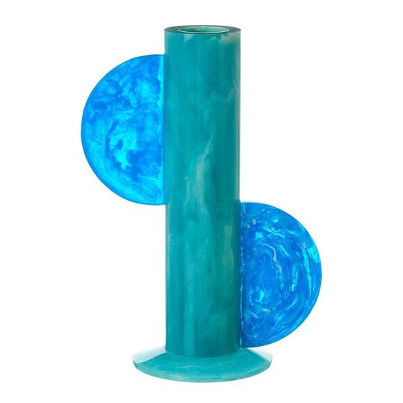 Jonathan Adler Como Cylinder Vase, Blue